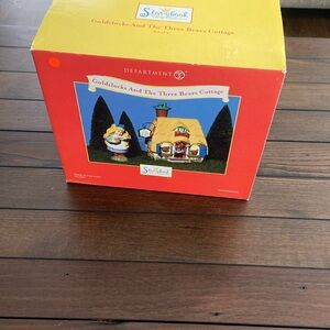 Storybook Village Collection Department 56 Goldilocks & 3 Bears Cottage New